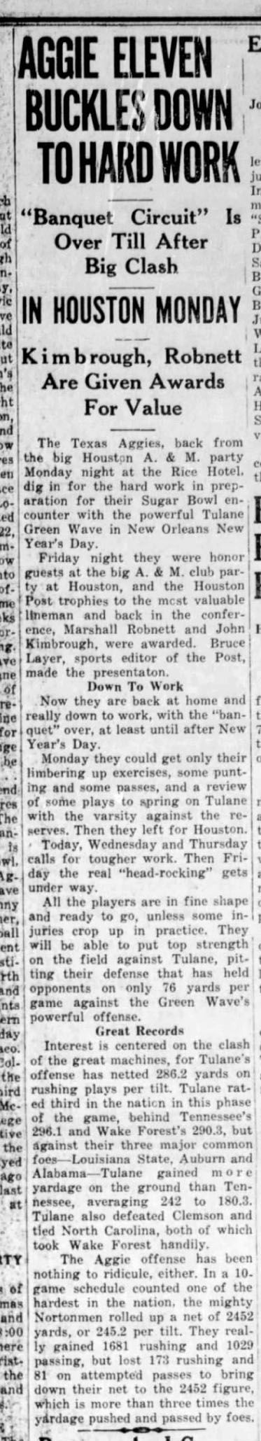 The Eagle Archives: December 19, 1939